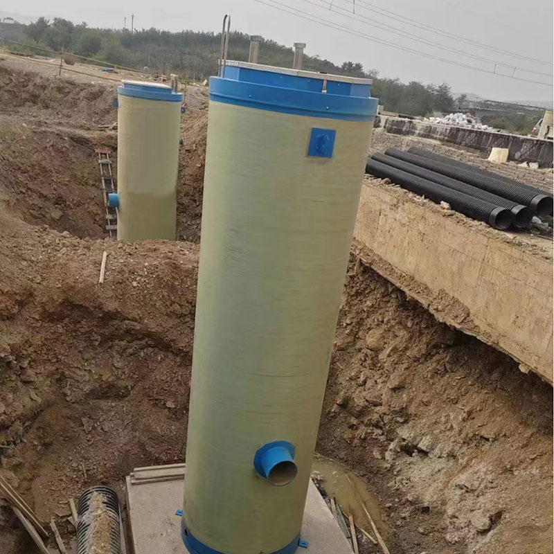 FRP Integrierte Abwasserhebepumpstation